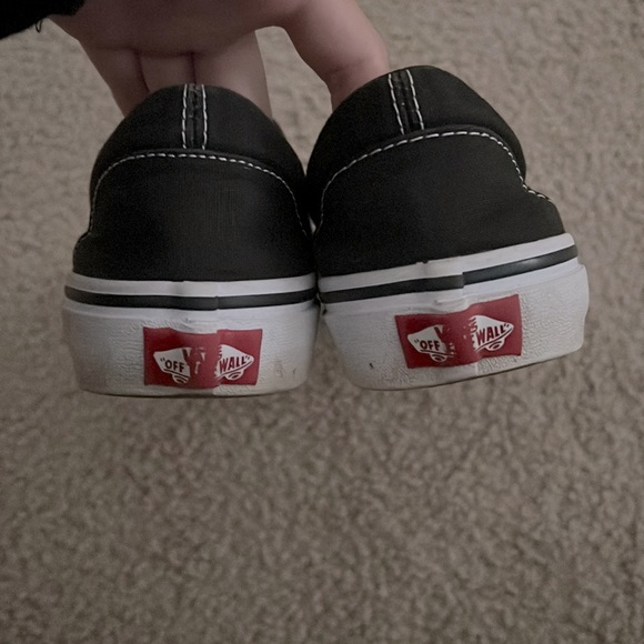 Black Vans Slip Ons - Picture 4 of 4